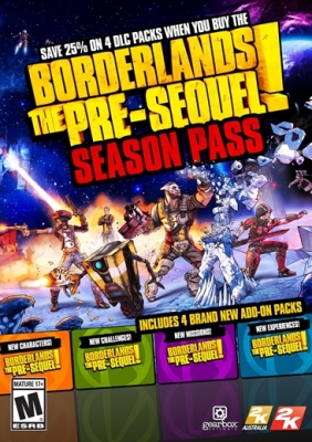 Borderlands : The Pre-Sequel - Season Pass Steam Key cover