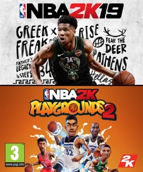 NBA 2K19 + NBA 2K Playgrounds 2 Bundle Steam Key cover